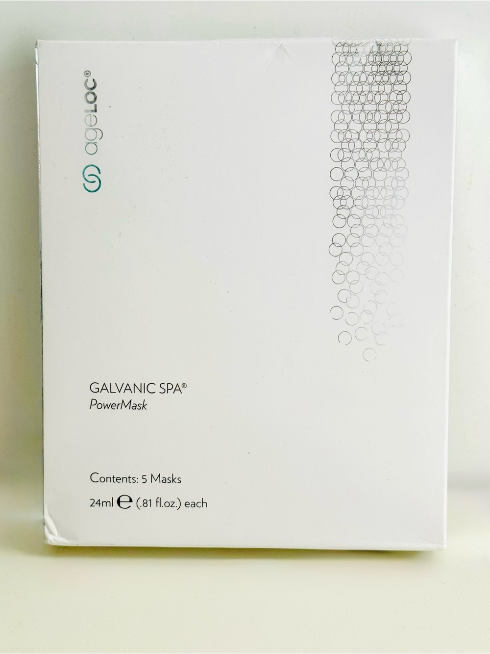 Galvanic Spa PowerMask — White Hydrating Face Masks (5 Pack)